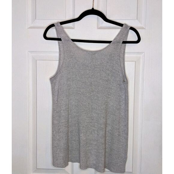 Staring At Stars Lightweight Grey Knit Sweater Tank Top M - Picture 4 of 5